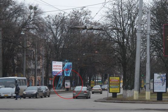 Фото рекламної площини за адресою вул. Соборності (Жовтнева),46 (L12)