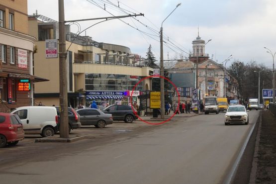 Фото рекламної площини за адресою вул. Соборності (Жовтнева), 50