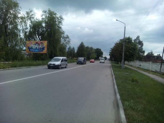 Фото рекламной плоскости по адресу вул.Стрийська, вїзд в Дрогобич
