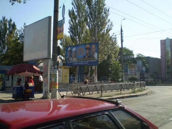 Фото рекламной плоскости по адресу ул. Железнодорожная, ост. Железнодорожная