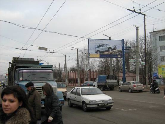 Фото рекламной плоскости по адресу ул.Вокзальная/ул.Е.Тельмана(Октяб.револ./Автовокзал)