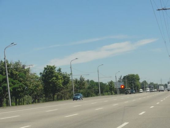 Фото рекламной плоскости по адресу Заводская Набережная ул., возле завода "ЕВРАЗ", в центр