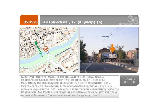 Фото рекламної площини за адресою Подольский пер., 17  (в центр)  (А)