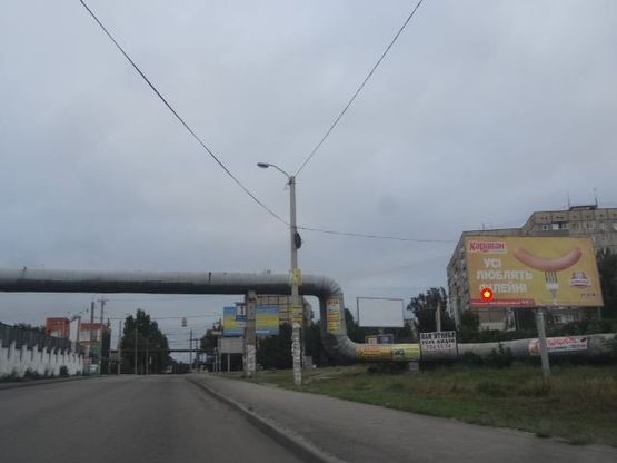 Фото рекламної площини за адресою Янтарная ул., 65 - Калиновая ул.