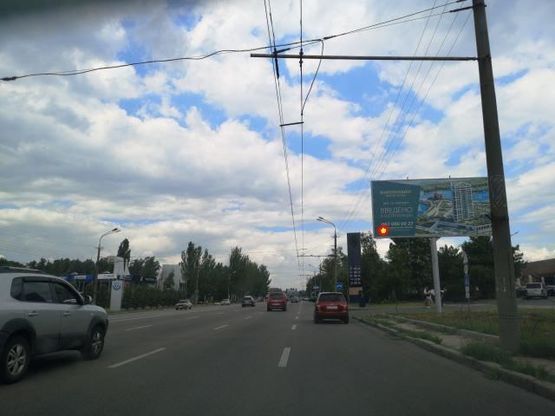 Фото рекламной плоскости по адресу Набережная Победы ул., 5, в центр