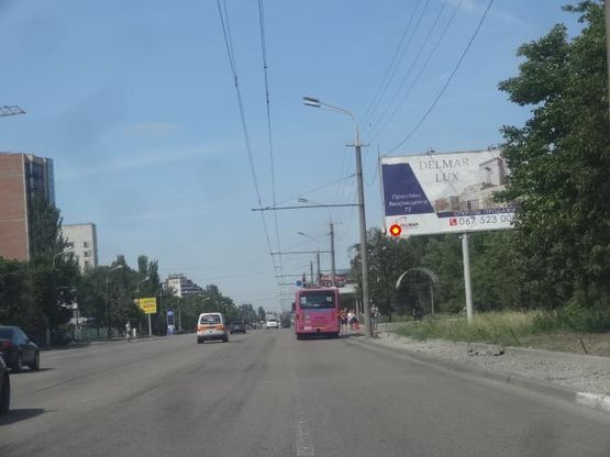 Фото рекламной плоскости по адресу Набережная Победы ул., 44/1, в центр