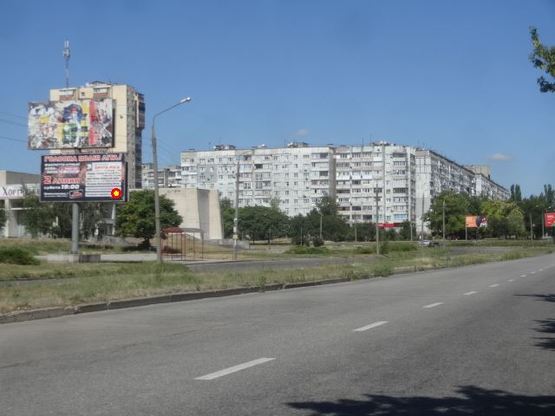 Фото рекламной плоскости по адресу вул.Інженера Преображенського, 9, «сильпо» , ДК Хортицкий, ст.Б, НИЗ