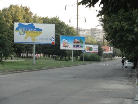 Фото рекламной плоскости по адресу Поля пр., 98, из центра