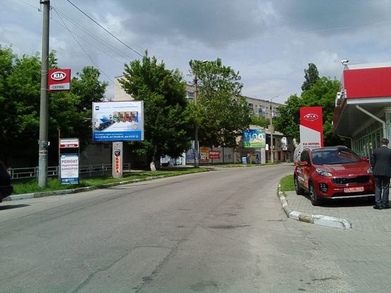 Фото рекламної площини за адресою Ул. Железнодорожная