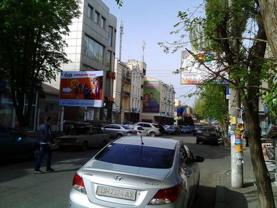 Фото рекламной плоскости по адресу Ул.Белинского (р-н Укртелекома)