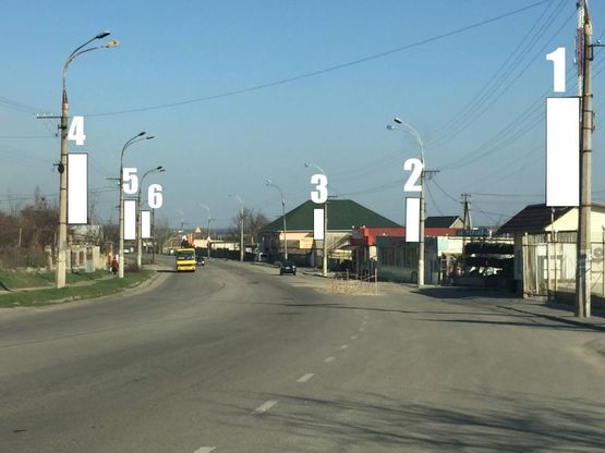 Фото рекламной плоскости по адресу Ул.Херсонская