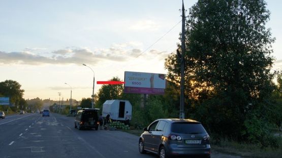 Фото рекламної площини за адресою Львівський напрямок  №1 (виїзд)