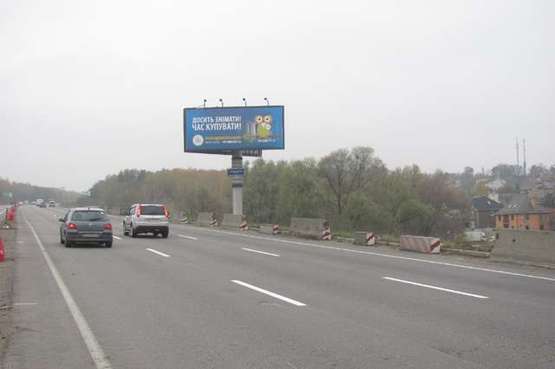 Фото рекламної площини за адресою Київ - Одеса, 08км+100м від  Києва (справа, в напр. Одессы; 100м від р.Северка)