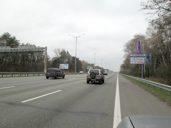 Фото рекламной плоскости по адресу Бориспольское шоссе, 28 км, въезд в Киев