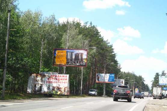 Фото рекламної площини за адресою Київ - Ковель, 12км+200м від Києва (в'їзд в Бучу)