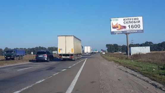 Фото рекламной плоскости по адресу Бровары окружная