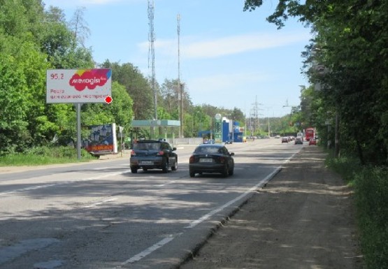 Фото рекламної площини за адресою Гостомельское шоссе, 300м от перекрестка с Городской ул.