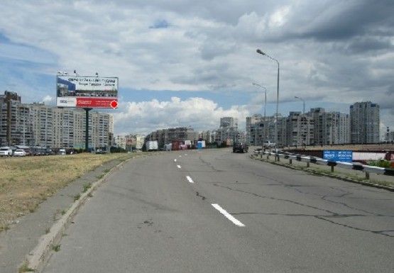 Фото рекламної площини за адресою Григоренко Петра пр. - Бажана пр., №2