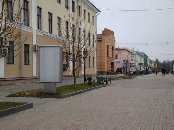 Фото рекламной плоскости по адресу ул. Воскресенская (укртелеком)