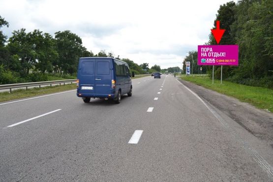 Фото рекламной плоскости по адресу Трасса Киев-Харьков-Довжанский возле АЗС ТНК-пос. Коротыч- в ст. Люботина