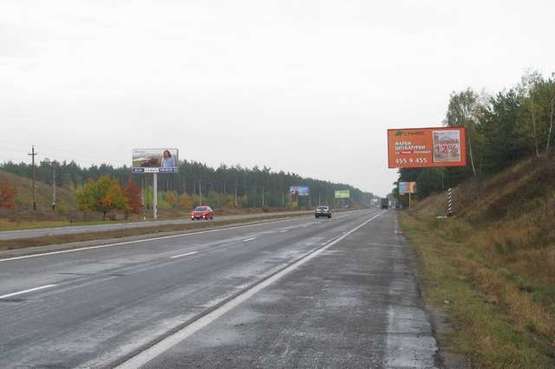 Фото рекламной плоскости по адресу Київ - Обухів, 21км + 300м від Києва (справа, в напр. м.Обухова)