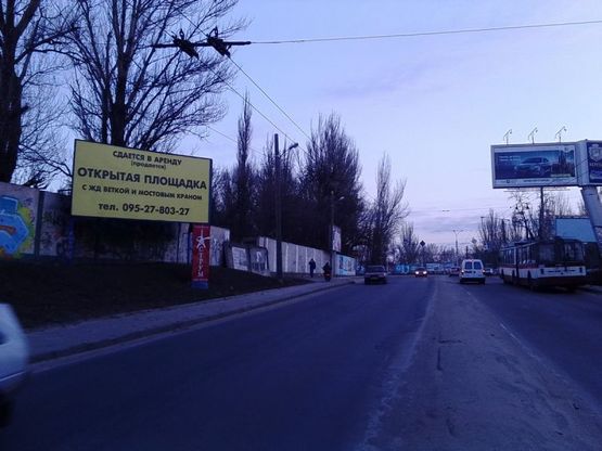 Фото рекламной плоскости по адресу Николаевское шоссе (р-н пл.Победы)