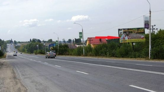 Фото рекламної площини за адресою Львівський напрямок  №2 (виїзд)
