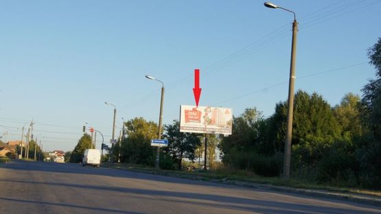 Фото рекламної площини за адресою вул. Озерна (навпроти коледжу)