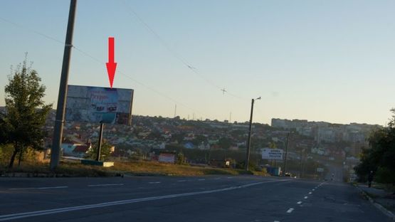 Фото рекламної площини за адресою вул.Рибалко (гараж.масив)