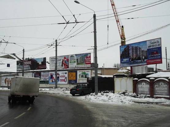 Фото рекламной плоскости по адресу вул. Городоцька