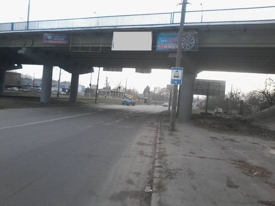 Фото рекламной плоскости по адресу шляхопровід по вул. Ківерцівська в'їзд в Луцьк