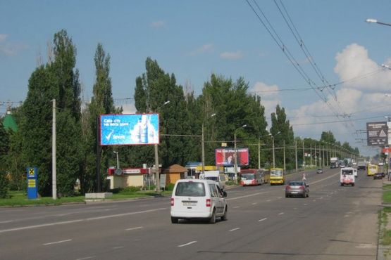 Фото рекламной плоскости по адресу Маршала Бiрюзова вул. - Гожулівська вул.