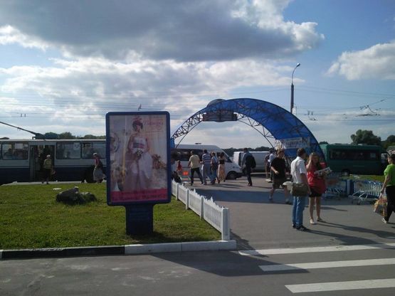 Фото рекламной плоскости по адресу вул.Рибалко(зупинка ТРЦ"Оазіс")