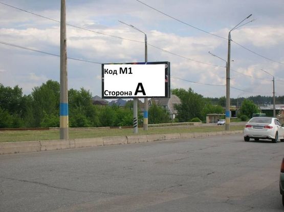 Фото рекламной плоскости по адресу Новый мост, мостовой переход