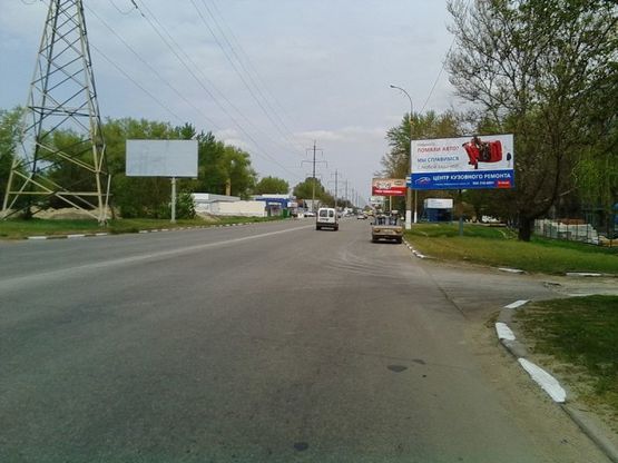 Фото рекламной плоскости по адресу Бериславское ш.(р-н маг. Стройка)
