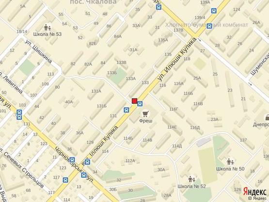 Фото рекламної площини за адресою Ул.И.Кулика,133