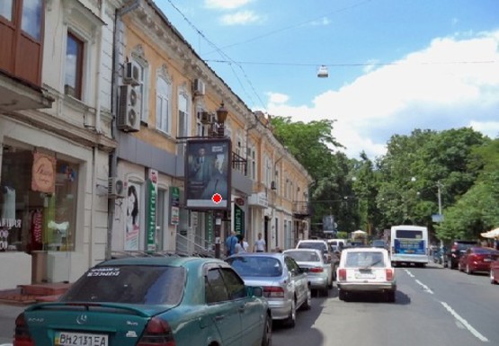 Фото рекламной плоскости по адресу Ланжероновская ул., 19