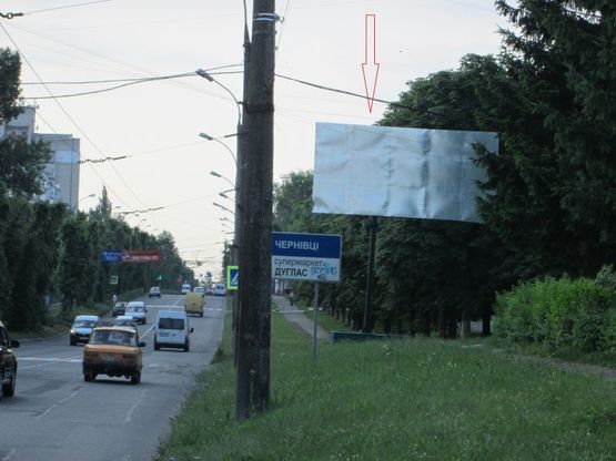 Фото рекламной плоскости по адресу вул. Тернопільська ("Катіон")