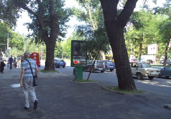 Фото рекламної площини за адресою Гагарина пр., 13 B