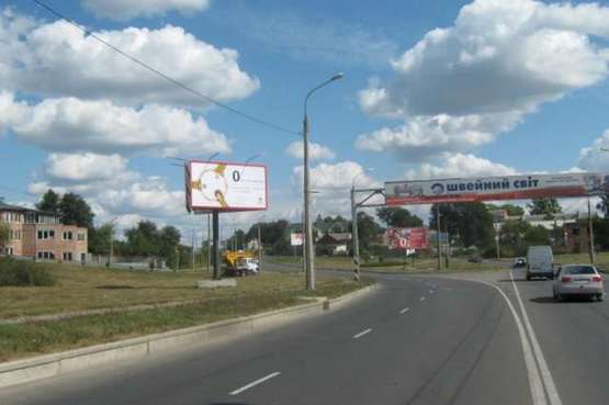 Фото рекламної площини за адресою Кам`янецька вул. - Толстого вул. (від мосту)