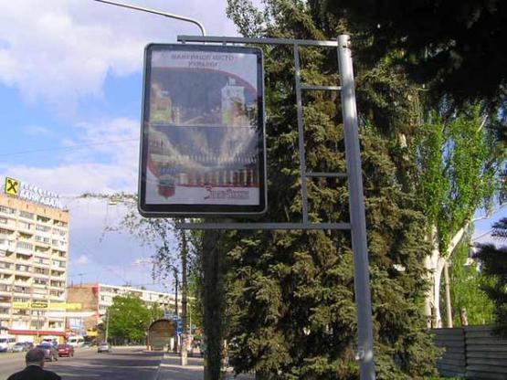 Фото рекламной плоскости по адресу пр.Ленина, Дамба-пл.Пушкина