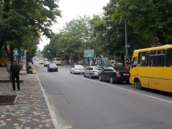 Фото рекламной плоскости по адресу Черняховского ул. - Тенистая ул. (200 м. до пл. "10-го апреля")