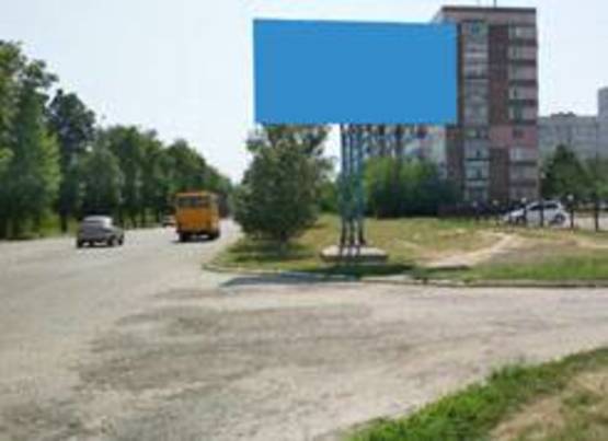 Фото рекламной плоскости по адресу м-н 4, автостоянка "Антилопа Гну", ДК