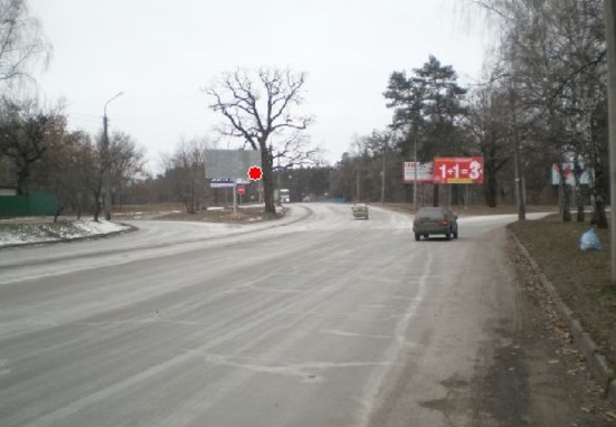 Фото рекламной плоскости по адресу Лесная просека ул. - Золотоношское шоссе