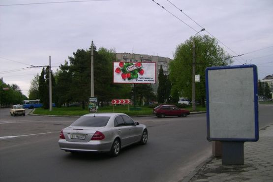 Фото рекламной плоскости по адресу Грушевського пл. - Стрілецька вул. - Яровиця вул. - Президента Грушевського просп.
