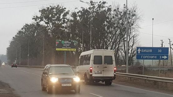 Фото рекламной плоскости по адресу Р-04 Фастов-Бышев-Киев 13 км 100 м