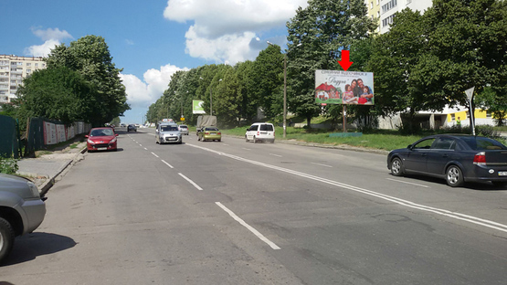 Фото рекламної площини за адресою Свободы ул., 9а