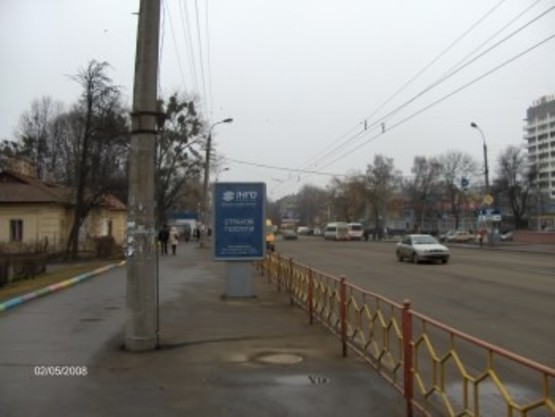 Фото рекламной плоскости по адресу Шевченко 29 (супермаркет "Сільпо")