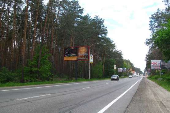 Фото рекламной плоскости по адресу Київ - Ковель, 12км+000м до Києва (в напр. Ковеля)