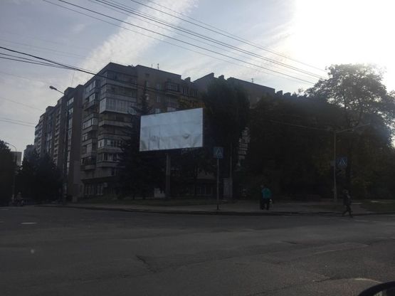 Фото рекламної площини за адресою просп. Мира х ул.Котляревского (сторона B)